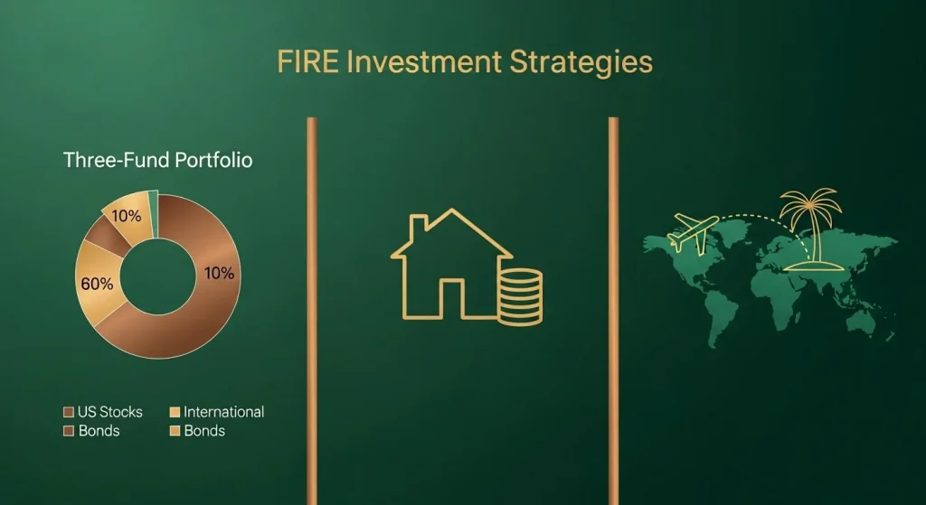 A visual graphic showing fire investment strategies