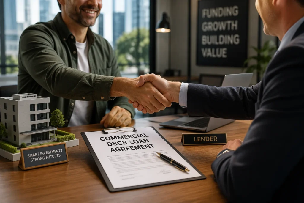 An investor closing on a DSCR loan to complete the refinance stage of a BRRRR deal.