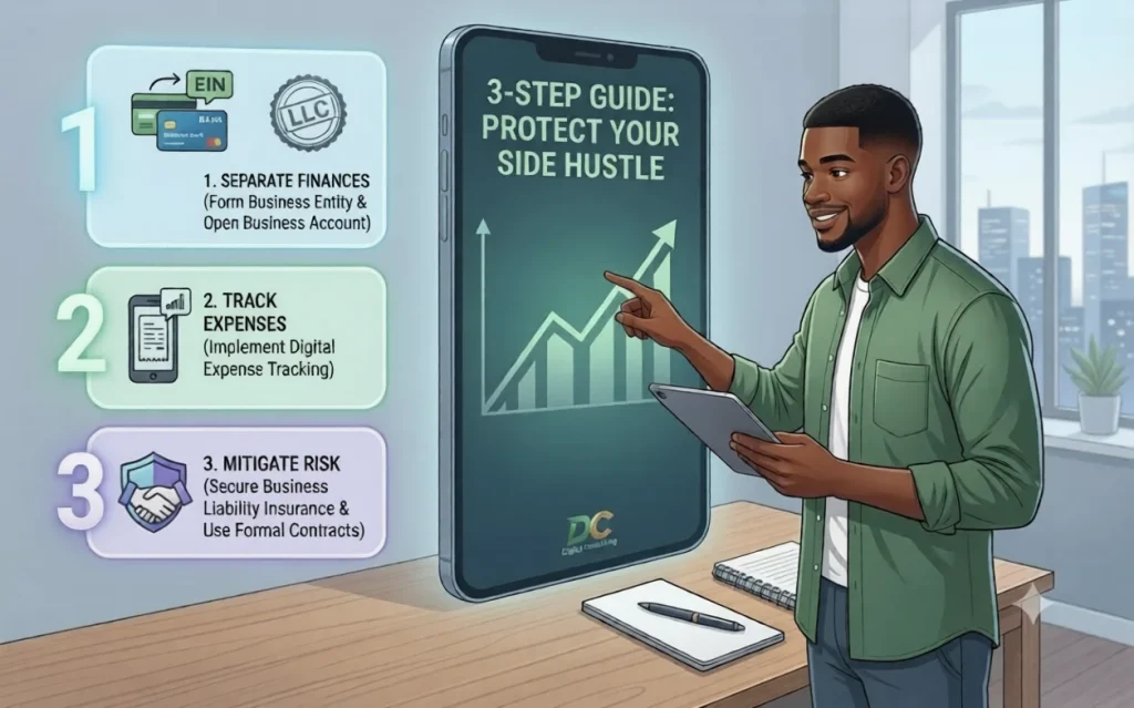 step by step how to protect side hustle income in 2026