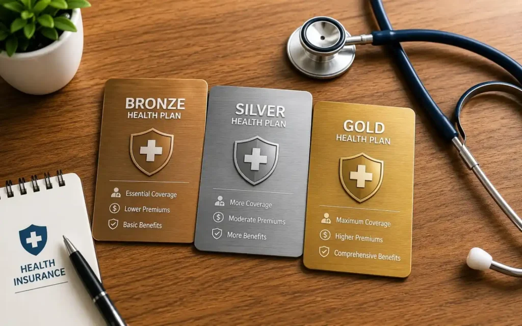 A comparison of Bronze, Silver, and Gold health insurance plans to determine the best coverage tier.
